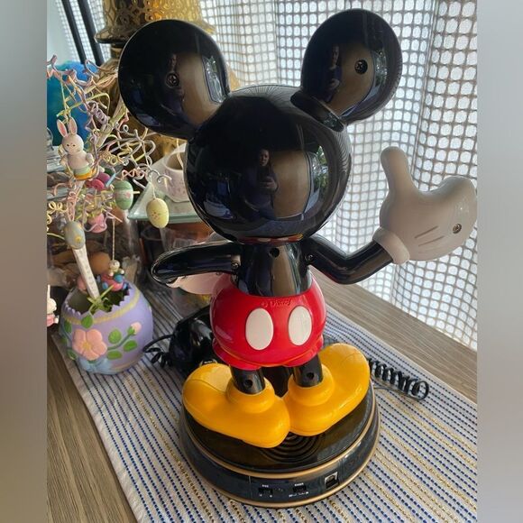 Telemania Mickey Mouse 2 Multicolor Animated Talking Rotary Landline Telephone - Picture 6 of 10